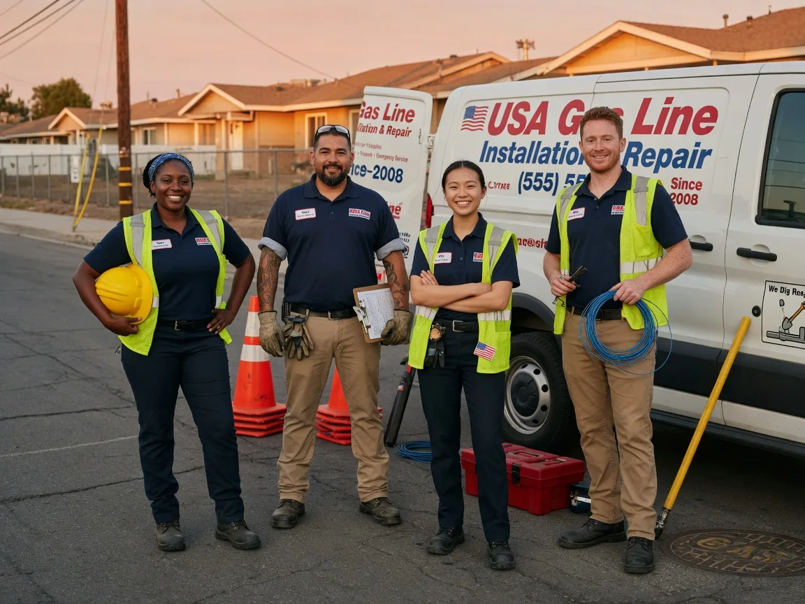 Gas Line Installation company in Odessa, DE